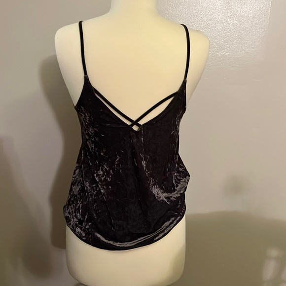 American Eagle Outfitters crushed velvet cami top - Picture 2 of 4